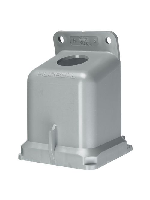 Hubbell Wiring Devices BB60N 1-1/4 Inch Non-Metallic 15 Degrees Watertight IEC Pin and Sleeve Back Box Hubbell Wiring Devices BB60N 1-1/4 Inch Non-Metallic 15 Degrees Watertight IEC Pin and Sleeve Back Box