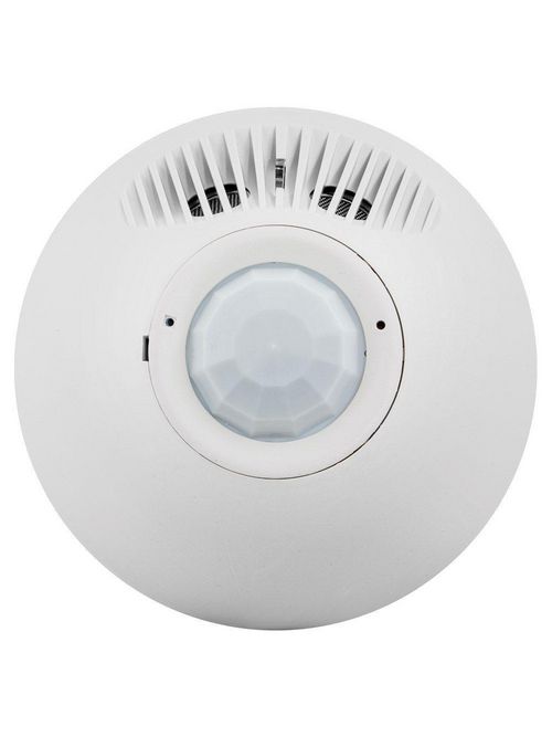 Product image for Hubbell ATD500C 24 VDC 500 Square Foot White Ultrasonic and Passive Infrared Adaptive Ceiling Mount Sensor