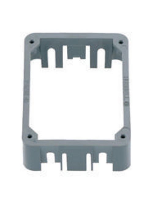Hubbell Wiring Devices PFBRAC Non-Metallic Concrete Floor Box Gray Adapter Collar Hubbell Wiring Devices PFBRAC Non-Metallic Concrete Floor Box Gray Adapter Collar