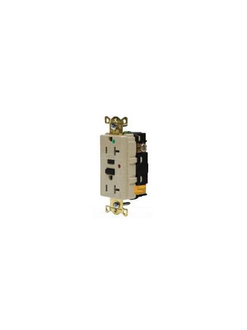 Product image for HUBW GFR5262ITR 15A/125V INDUSTRIAL TAMPER GFCI, IVORY