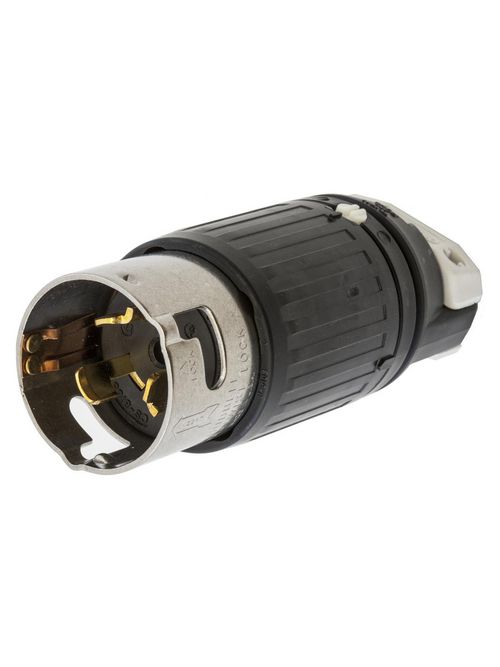 Hubbell Wiring Devices CS8165C 50 Amp 480 Volt 3-Pole 4-Wire Black and