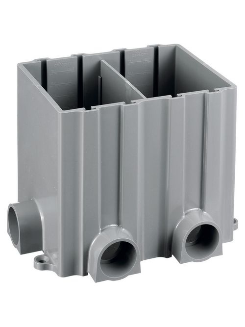 Hubbell Wiring Devices PFBRG2 2-Gang Plastic Non-Metallic Concrete Floor Box Hubbell Wiring Devices PFBRG2 2-Gang Plastic Non-Metallic Concrete Floor Box