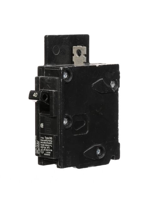 Siemens Industry BQ1B040 120 Volt 40 Amp 10 Kaic 1-Pole Type BQ Molded Case Circuit Breaker Siemens Industry BQ1B040 120 Volt 40 Amp 10 Kaic 1-Pole Type BQ Molded Case Circuit Breaker