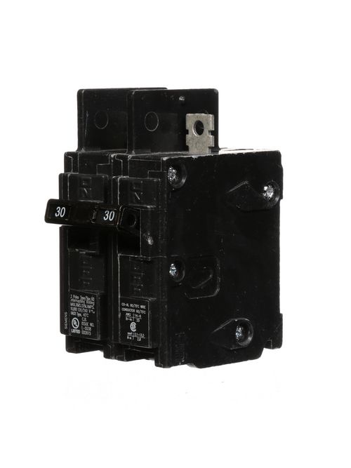 Siemens Industry BQ2B030 2-Pole 30 Amp 120/240 Volt 10 K Circuit Breaker Siemens Industry BQ2B030 2-Pole 30 Amp 120/240 Volt 10 K Circuit Breaker