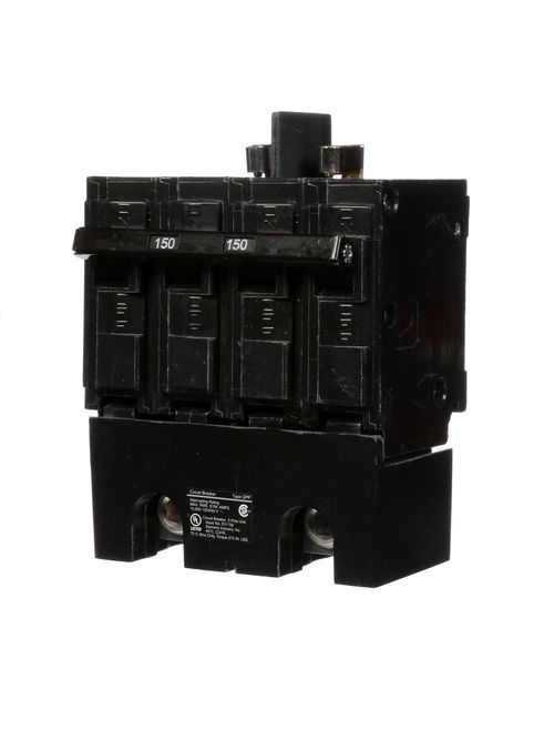 Siemens Industry Q2150B 2-Pole 120/240 VAC 150 Amp 10 kA Common Trip Molded Case Circuit Breaker Siemens Industry Q2150B 2-Pole 120/240 VAC 150 Amp 10 kA Common Trip Molded Case Circuit Breaker