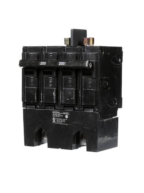 Siemens Industry Q2200BH 2-Pole 120/240 VAC 200 Amp 22 kA Common Trip Molded Case Circuit Breaker Siemens Industry Q2200BH 2-Pole 120/240 VAC 200 Amp 22 kA Common Trip Molded Case Circuit Breaker