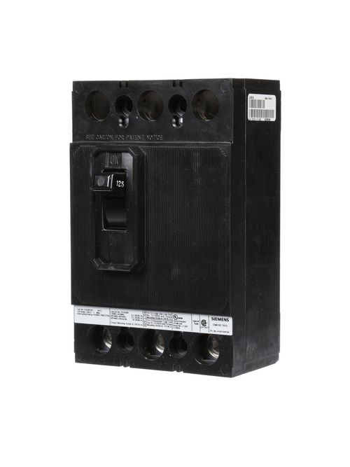 Siemens Industry QJ23B125 3-Pole 125 Amp 240 Volt 10 kA Circuit Breaker Siemens Industry QJ23B125 3-Pole 125 Amp 240 Volt 10 kA Circuit Breaker