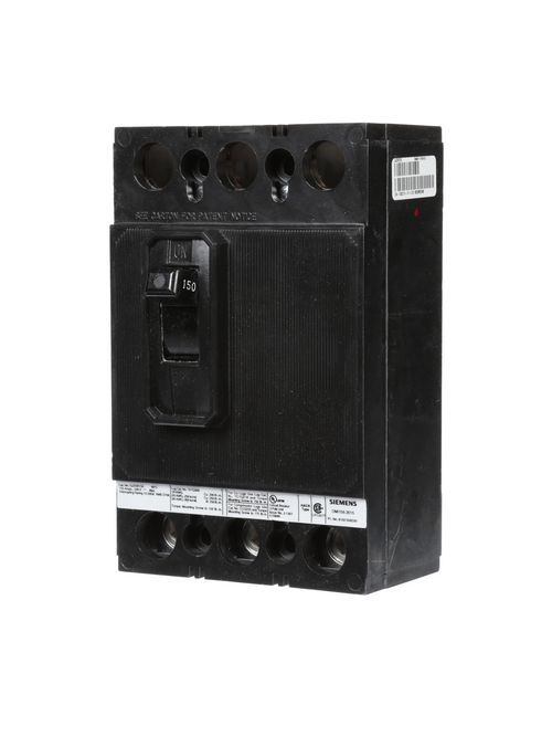 Siemens Industry QJ23B150 3-Pole 150 Amp 240 Volt 10 kA Circuit Breaker Siemens Industry QJ23B150 3-Pole 150 Amp 240 Volt 10 kA Circuit Breaker