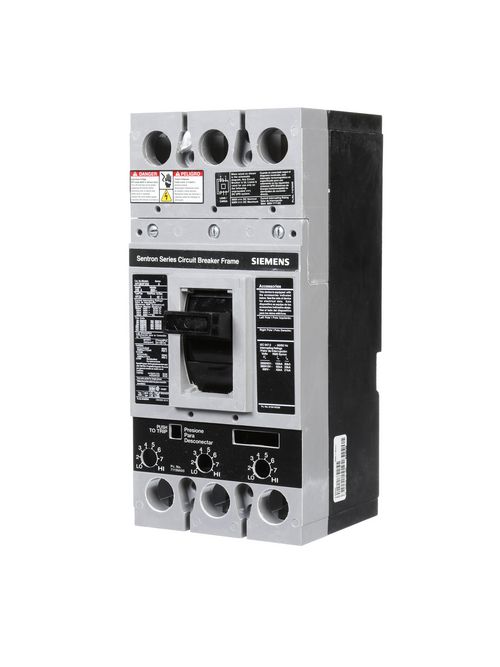 Siemens Industry HFD63F250 600 VAC/500 VDC 70 to 250 Amp 3-Pole 25 kA Circuit Breaker Frame Siemens Industry HFD63F250 600 VAC/500 VDC 70 to 250 Amp 3-Pole 25 kA Circuit Breaker Frame