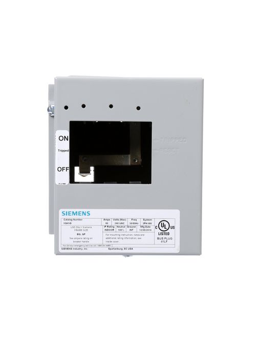Product image for Siemens XQ45G 120/240 VAC 3-Phase 4-Wire Plug-In Busway Circuit Breaker Enclosure