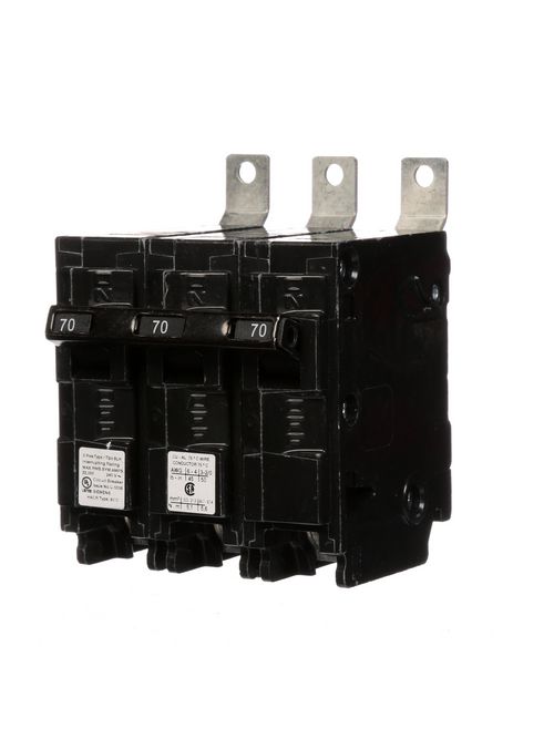 Siemens Industry B370H 3-Pole 70 Amp 240 Volt 22 K Circuit Breaker Siemens Industry B370H 3-Pole 70 Amp 240 Volt 22 K Circuit Breaker