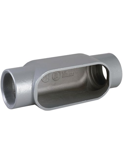 Hubbell Electrical Systems C37 1 Inch Gray Iron Type C Conduit Body Hubbell Electrical Systems C37 1 Inch Gray Iron Type C Conduit Body