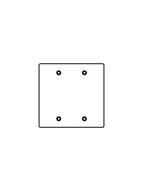 Killark 2FBC 2-Gang Device Box Cover, Blank, Stamped Metallic, Powder Coated Killark 2FBC 2-Gang Device Box Cover, Blank, Stamped Metallic, Powder Coated