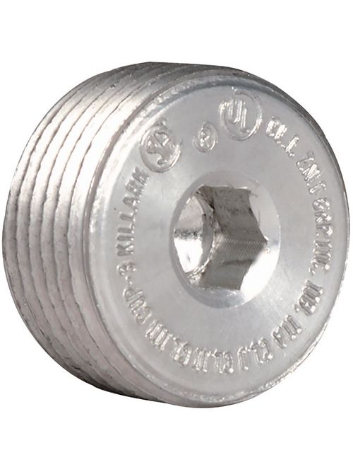 Hubbell Electrical Systems CUP-6 2 Inch Copper Free Aluminum Close Up Conduit Recessed Plug Hubbell Electrical Systems CUP-6 2 Inch Copper Free Aluminum Close Up Conduit Recessed Plug