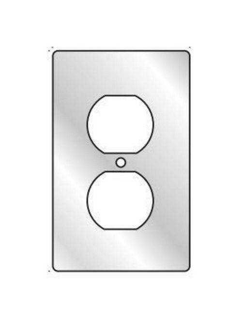 Hubbell Electrical Systems 1FA 1-Gang Aluminum Duplex Receptacle Cover Hubbell Electrical Systems 1FA 1-Gang Aluminum Duplex Receptacle Cover