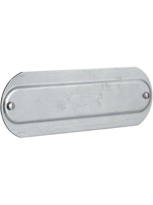 Hubbell Electrical Systems OL-30 1 Inch Stamped Copper Free Aluminum Conduit Body Cover Hubbell Electrical Systems OL-30 1 Inch Stamped Copper Free Aluminum Conduit Body Cover