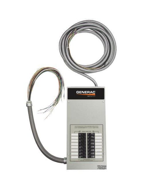 Product image for GENERAC RTS12EZA1 12-CKT LOAD CENTER ATS NEMA 1 STEEL