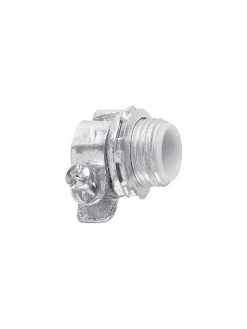 Crouse-Hinds Series 1712 1-1/2 Inch Malleable Iron Insulated Squeeze Type Straight FMC Connector Crouse-Hinds Series 1712 1-1/2 Inch Malleable Iron Insulated Squeeze Type Straight FMC Connector