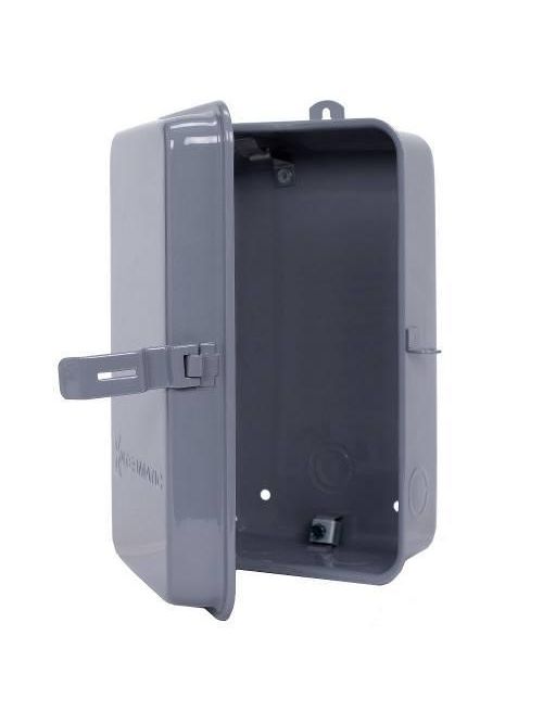 Intermatic 2T511GA NEMA 3R 10-1/8 x 6-1/2 x 3-5/8 Inch Gray Outdoor Metal Enclosure Intermatic 2T511GA NEMA 3R 10-1/8 x 6-1/2 x 3-5/8 Inch Gray Outdoor Metal Enclosure