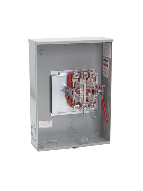 Milbank U4721OBL 600 VAC 200 Amp 4Terminal 1Phase 1Position