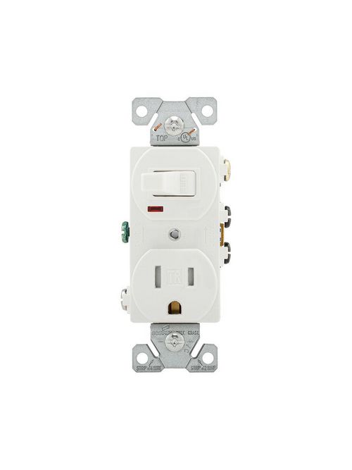 Product image for CWD TR274W 15A 120V CMBO SW&RCP