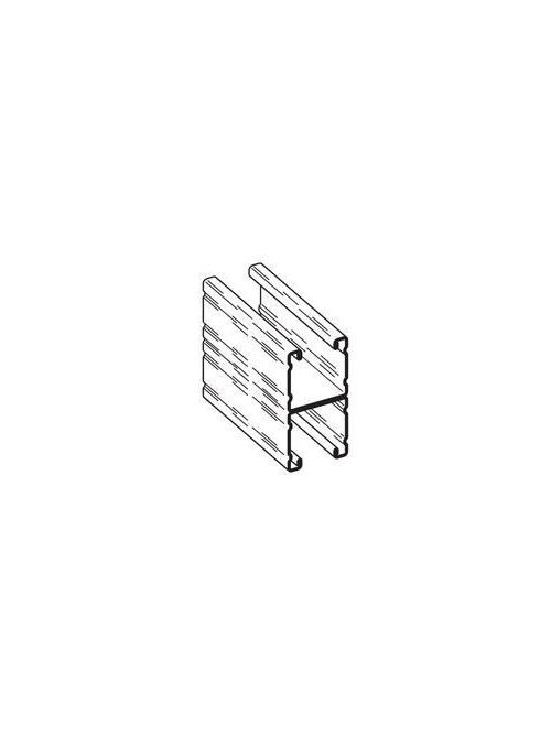 B-Line B26A-120GLV 1-5/8"W X 1-5/8"H Back-to-Back Channel, Solid (No ...