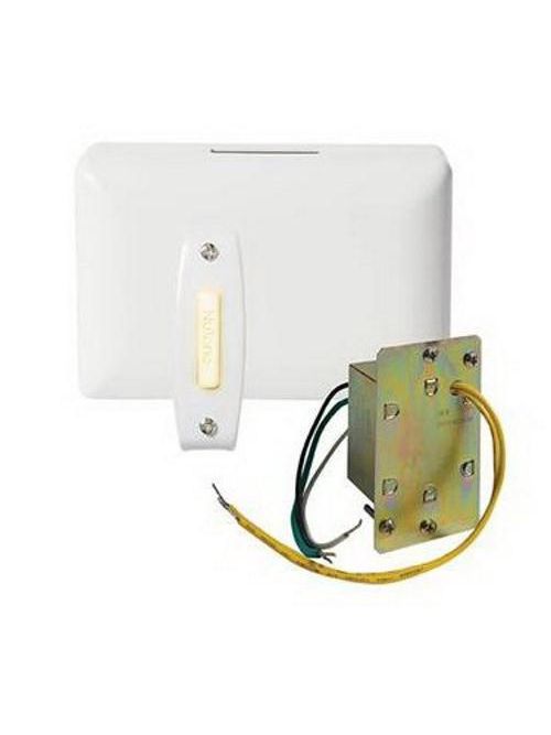 Broan BK140LWH 2-Note 16 Volt 6-3/4 x 2-1/4 x 4-3/8 Inch Door Chime Broan BK140LWH 2-Note 16 Volt 6-3/4 x 2-1/4 x 4-3/8 Inch Door Chime