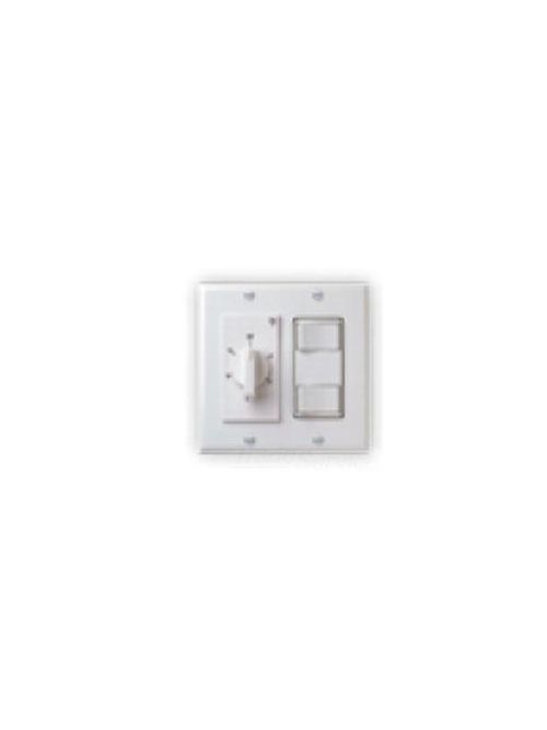 Product image for Broan VS69WH 2-Gang White 15 Minute Ventilation Fan/Heater Timer with On-Off Control