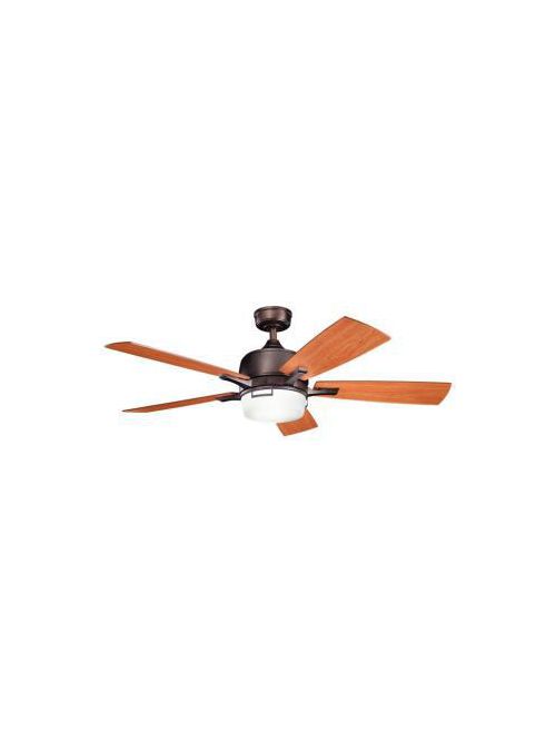 Product image for Kichler 300427OBB 52IN LEEDS CELING FAN OIL RUBBED BRONZE FINISH