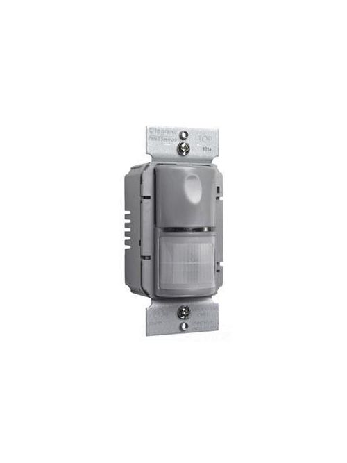 Product image for Pass & Seymour WSP250-GRY Gray Commercial Passive Infrared Wall Switch Sensor