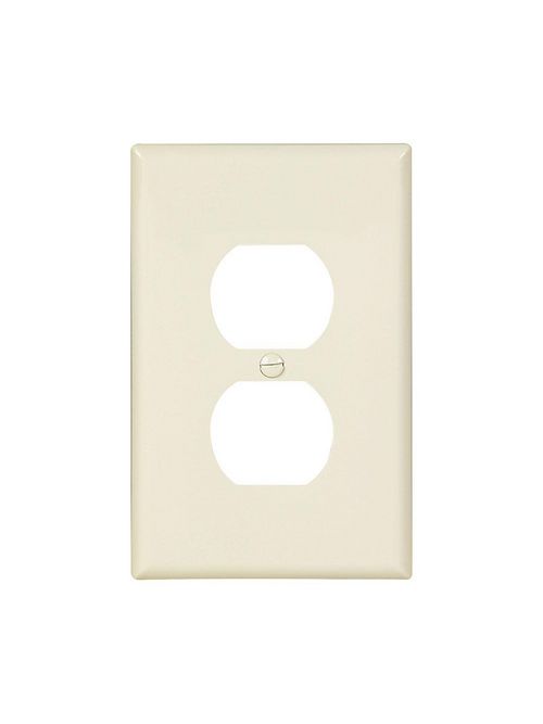 Product image for Eaton Wiring Devices PJ8LA 1-Gang Light Almond Polycarbonate Medium Duplex Receptacle