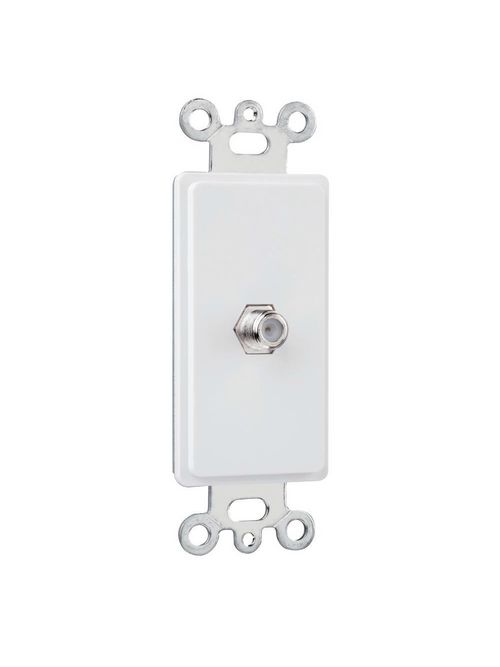 On-Q 26CATV-W 1-Gang White Thermoplastic Communication Wallplate On-Q 26CATV-W 1-Gang White Thermoplastic Communication Wallplate