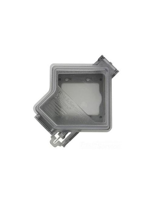 Pass & Seymour WIUC20-CL 2-Gang NEMA 3R Clear Polycarbonate Horizontal/Vertical Mounting Weatherproof While-In Use Cover Pass & Seymour WIUC20-CL 2-Gang NEMA 3R Clear Polycarbonate Horizontal/Vertical Mounting Weatherproof While-In Use Cover