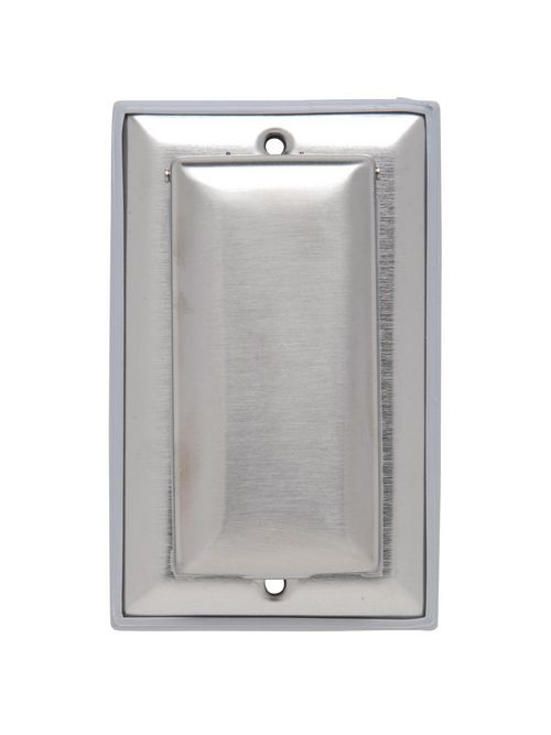 Pass & Seymour WP26 2.75 x 4.5 Inch 1-Gang Stainless Steel Dustproof Wallplate Cover Pass & Seymour WP26 2.75 x 4.5 Inch 1-Gang Stainless Steel Dustproof Wallplate Cover