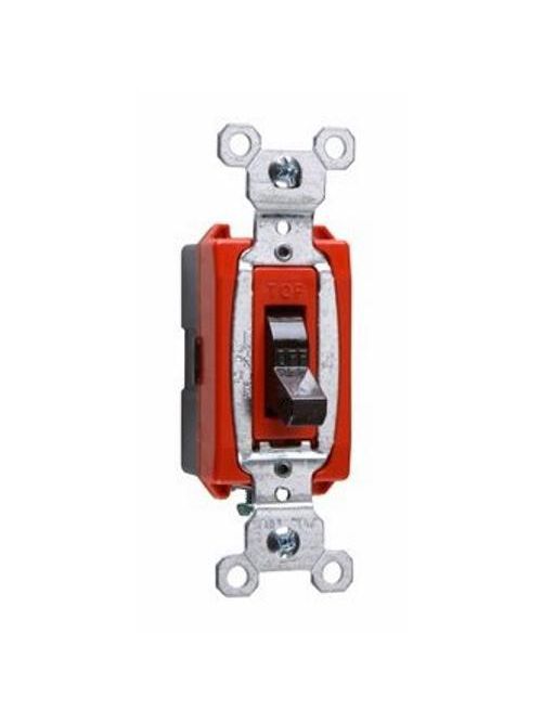Pass & Seymour CS20AC1 20 Amp 120/277 VAC 1-Pole Brown Glass Reinforced Nylon Screw Mounting Toggle Switch Pass & Seymour CS20AC1 20 Amp 120/277 VAC 1-Pole Brown Glass Reinforced Nylon Screw Mounting Toggle Switch