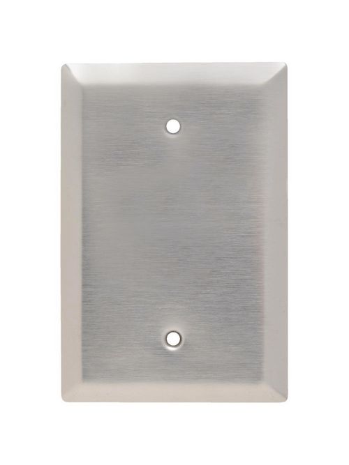 Pass & Seymour SSO13 1-Gang Blank Smooth Brushed Stainless Steel Jumbo Wallplate Pass & Seymour SSO13 1-Gang Blank Smooth Brushed Stainless Steel Jumbo Wallplate