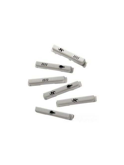 Product image for Pass & Seymour TM8-IDWCC White Decorator Combination Switch Identification Module