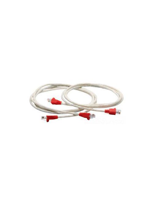 Product image for Pass & Seymour PSPC5B7 2-Pair 7 Foot Category 5E White Boot End Patch Cord