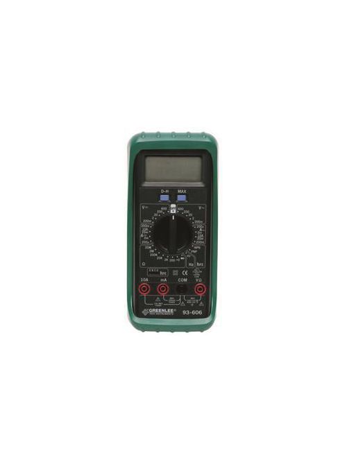 Product image for Greenlee 93-606 600 VAC/VDC 10 Amp Digital Multimeter