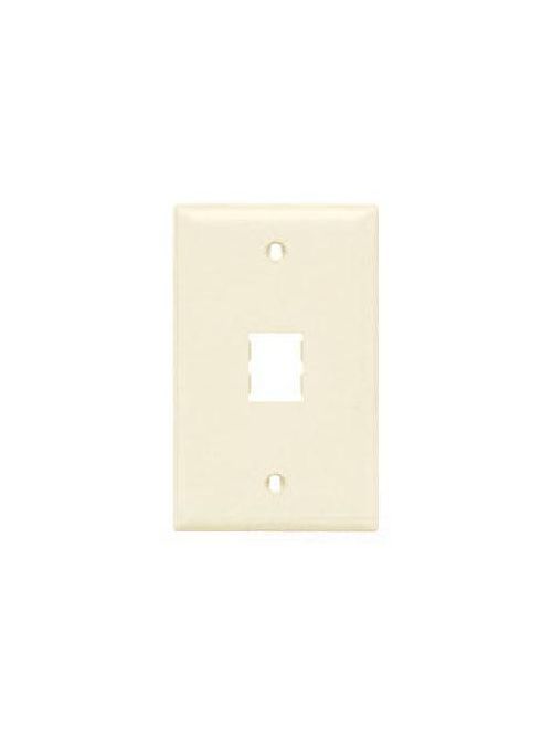On-Q TPD1-LA 1-Gang 1-Port Light Almond Data Communication Wallplate On-Q TPD1-LA 1-Gang 1-Port Light Almond Data Communication Wallplate
