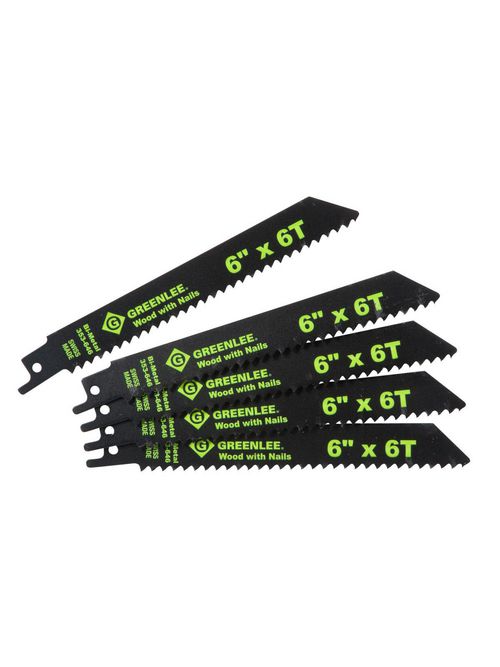 Greenlee 353-646 6 x 3/4 x 0.05 Inch Bi-Metal Straight Back Reciprocating Saw Blade Greenlee 353-646 6 x 3/4 x 0.05 Inch Bi-Metal Straight Back Reciprocating Saw Blade