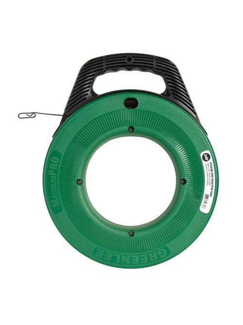 Greenlee FTS438-240BP 1/8 Inch 400 lb Spring Steel Comfort Grip Handle Rugged Case Fish Tape Greenlee FTS438-240BP 1/8 Inch 400 lb Spring Steel Comfort Grip Handle Rugged Case Fish Tape