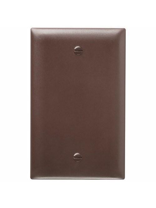 Pass & Seymour TP13 1-Gang Blank Brown Nylon Standard Unbreakable Wallplate Pass & Seymour TP13 1-Gang Blank Brown Nylon Standard Unbreakable Wallplate