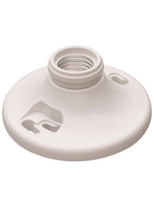 Pass & Seymour 276-WH 250 Volt 660 W White Phenolic 1-Piece Medium Base Incandescent Lampholder Pass & Seymour 276-WH 250 Volt 660 W White Phenolic 1-Piece Medium Base Incandescent Lampholder