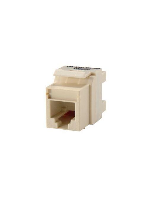 Product image for Pass & Seymour S6U-W Polished Smooth White USOC RJ25C Category 3 Network Wiring Connecting Jack