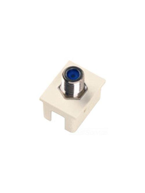 Product image for On-Q SFF-W White Network Wiring Connectivity Standard F-Connector