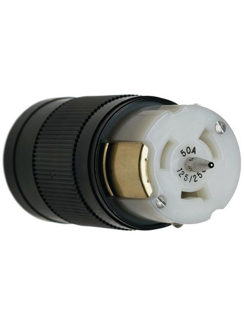 Pass & Seymour CS8164 50 Amp 480 VAC 3-Phase 4-Wire Non-NEMA Nylon Locking Connector Pass & Seymour CS8164 50 Amp 480 VAC 3-Phase 4-Wire Non-NEMA Nylon Locking Connector