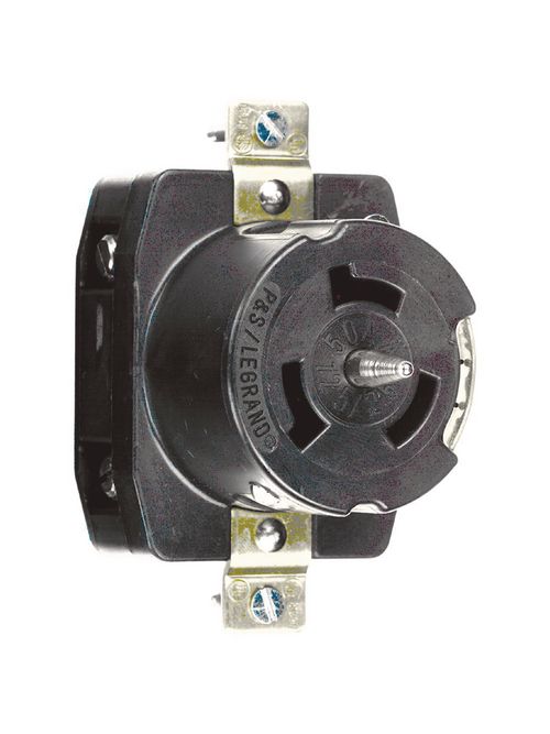 Pass & Seymour CS8169 50 Amp 480 VAC 3-Phase 4-Wire Non-NEMA Nylon Locking Receptacle Pass & Seymour CS8169 50 Amp 480 VAC 3-Phase 4-Wire Non-NEMA Nylon Locking Receptacle