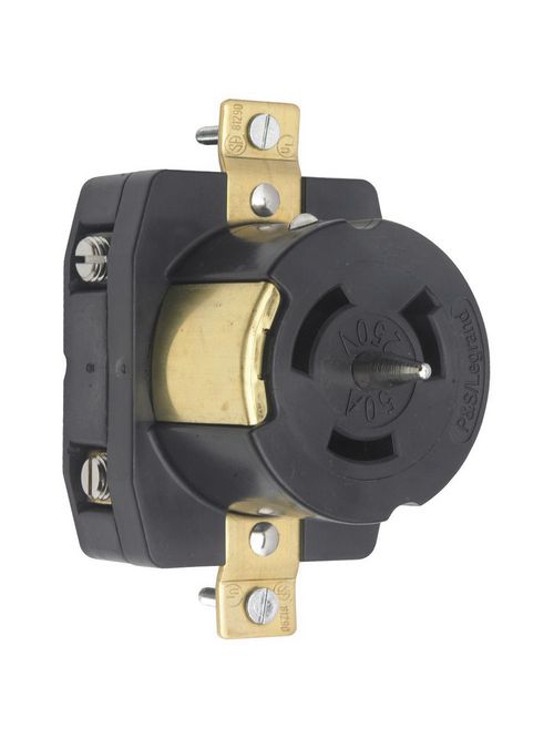 Pass & Seymour CS8269 50 Amp 250 VAC 3-Wire Non-NEMA Nylon Locking Receptacle Pass & Seymour CS8269 50 Amp 250 VAC 3-Wire Non-NEMA Nylon Locking Receptacle