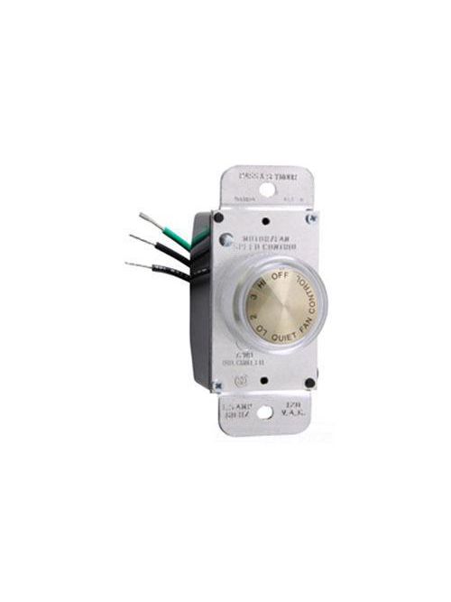 Product image for Pass & Seymour 94004-CL 120 VAC 60 Hz 1.5 Amp 4-Speed Clear Rotary Fan Speed Control